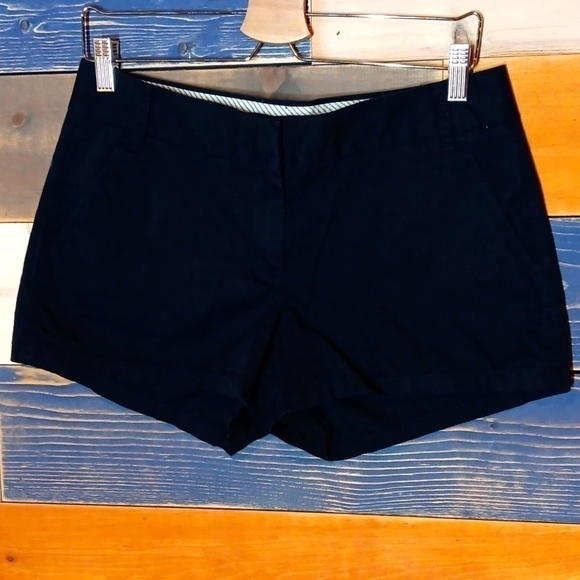 J Crew Chino Shorts Broken-In 6 navy blue - Picture 2 of 7
